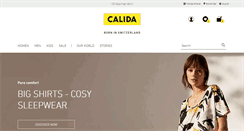 Desktop Screenshot of calida.com